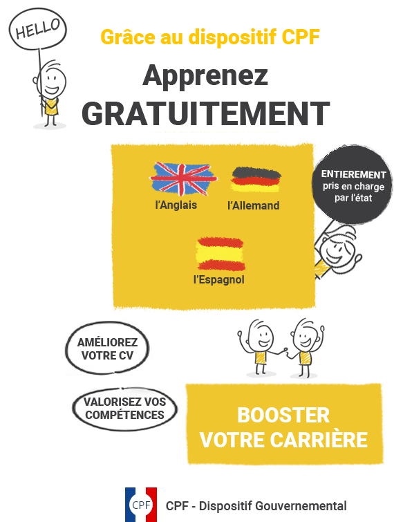 Apprenez ou perfectionnez une langue grâce au dispositif CPF